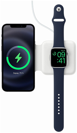 Беспроводное зарядное устройство Apple Magsafe Duo Charger, 20 Вт