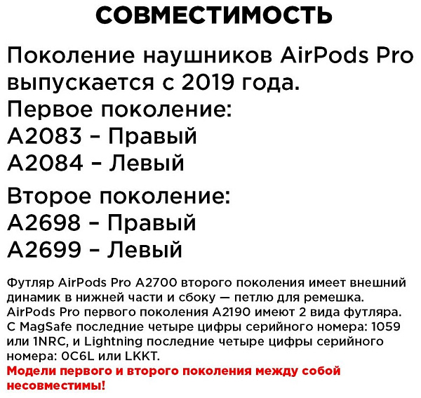Наушник правый AirPods Pro 2