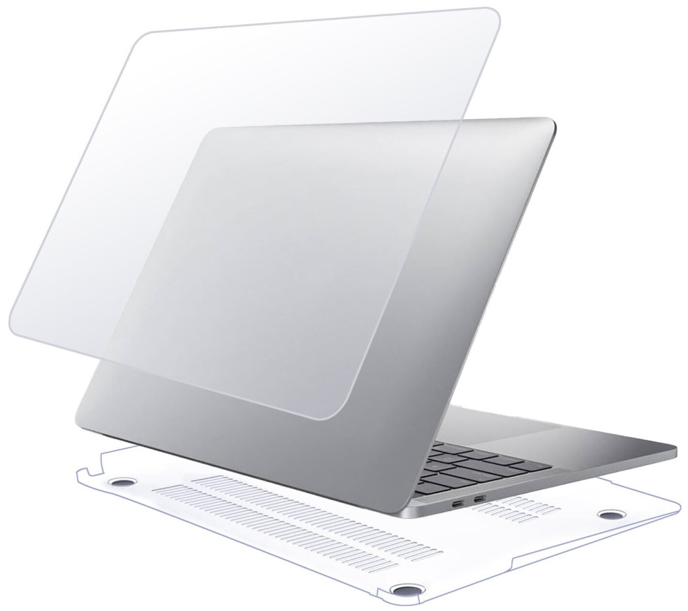 Чехол пластиковый прозрачный для Macbook Air